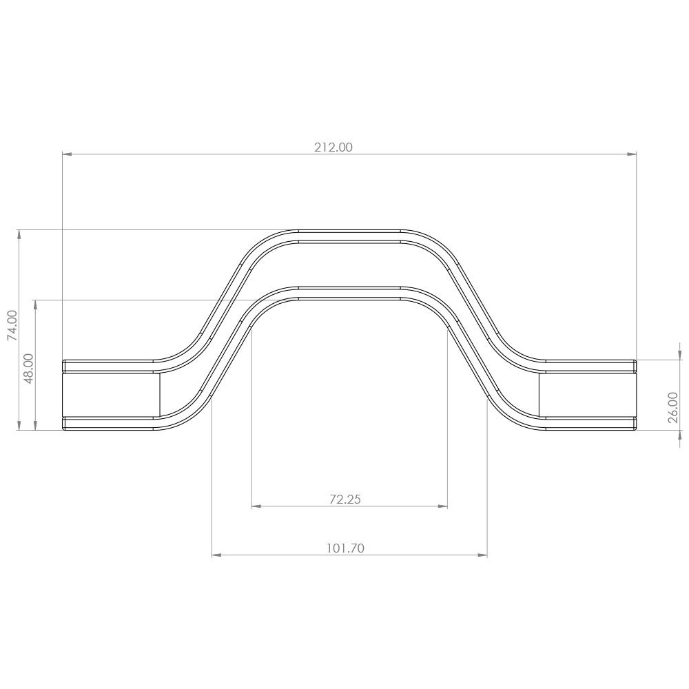 Oxford Anchor Force Motorcycle Ground Anchor Dimensions 1