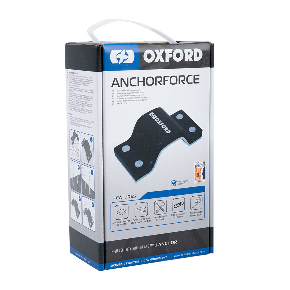 Oxford Anchor Force Motorcycle Ground Anchor LK404 4