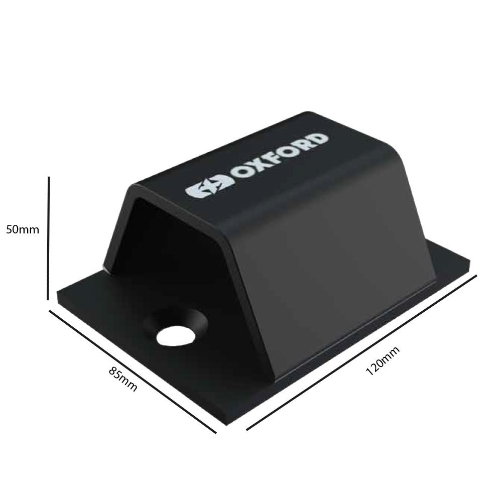 Oxford Brute Force Motorcycle Ground Anchor Dimensions LK397 1