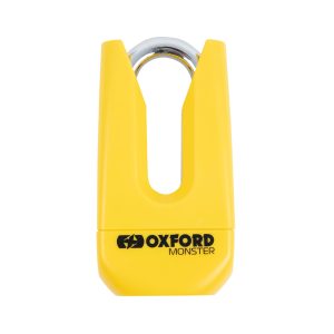 Oxford Monster Motorcycle Disc Lock Yellow OF36M 1