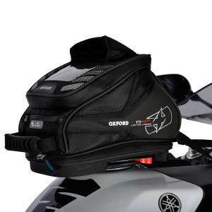 Oxford Q4R Black Motorcycle Tank Bag OL290 1