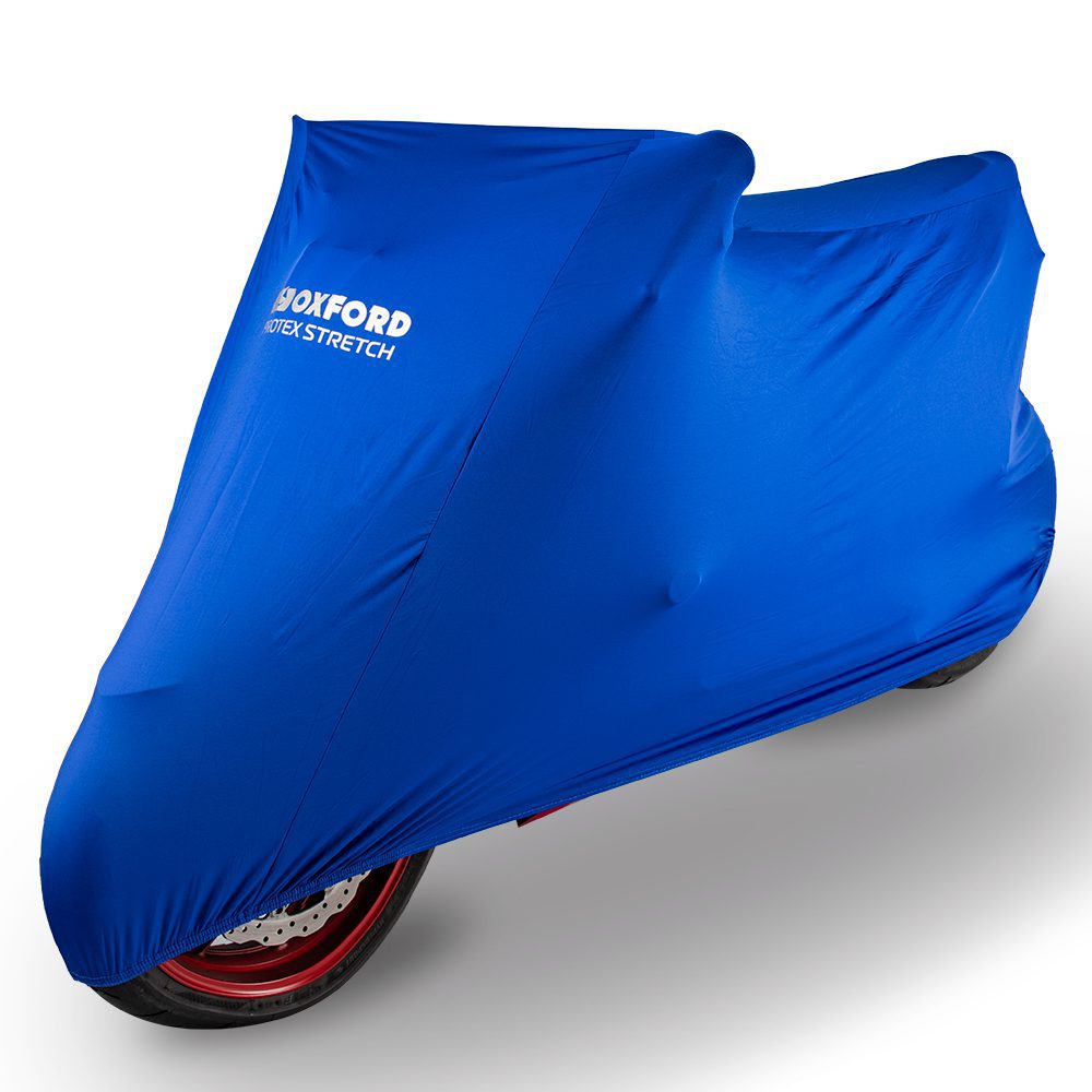 Oxford Protex Indoor Motorcycle Cover Blue CV17 1