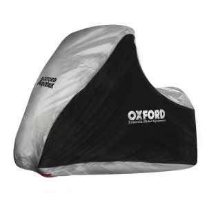 Oxford Aquatex MP3/3 Motorcycle Wheeler Cover Oxford Aquatex MP3 Motorcycle 3 Wheeler Cover Black Silver