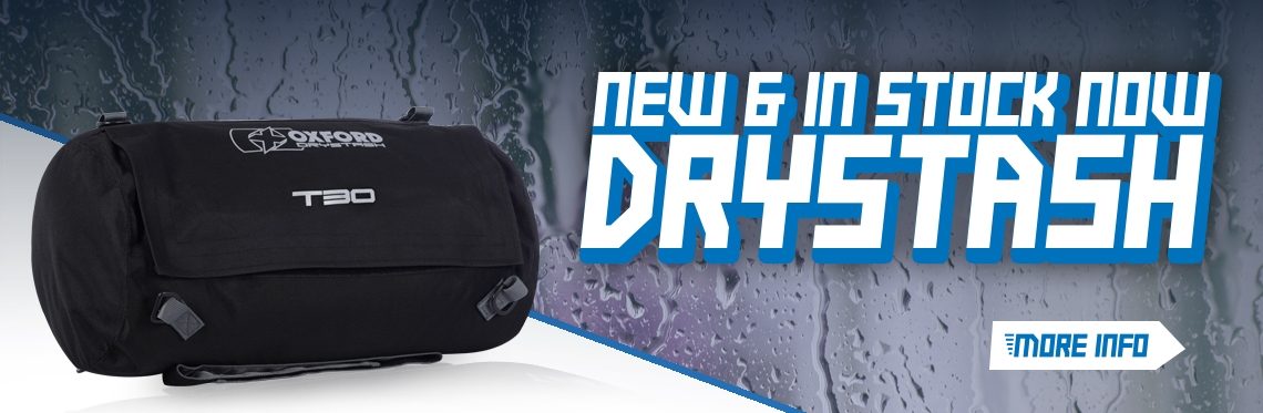 Oxford Drystash Motorcycle Tail Pack Banner