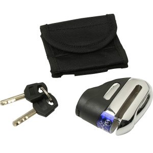 Gear Gremlin Mosquito Motorcycle Disc Lock Chrome GG711C