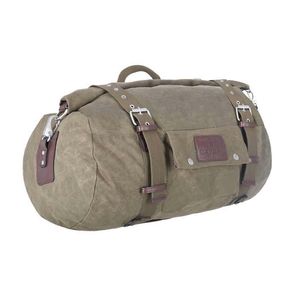Oxford Heritage Khaki Motorcycle Tail Bag 30L