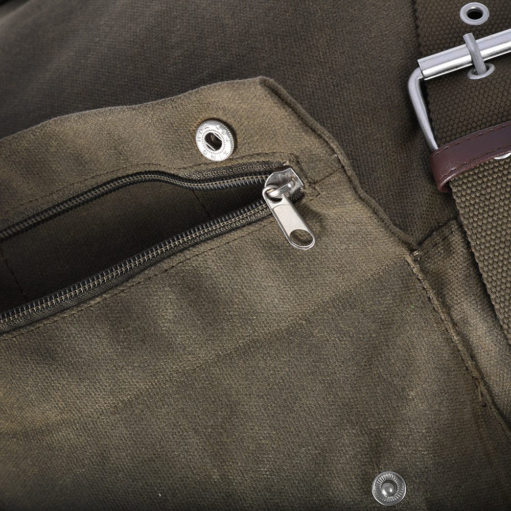 Oxford Heritage Motorcycle Backpack Khaki OL575 1