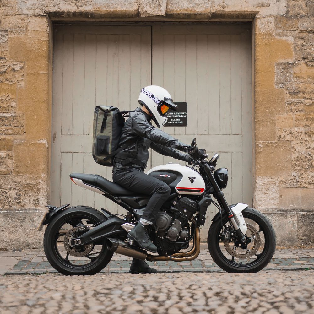 Oxford Aqua B25 Motorcycle Backpack Lifestyle 5