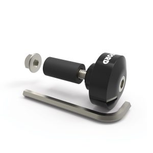 Oxford Black Motorcycle Bar Ends 1