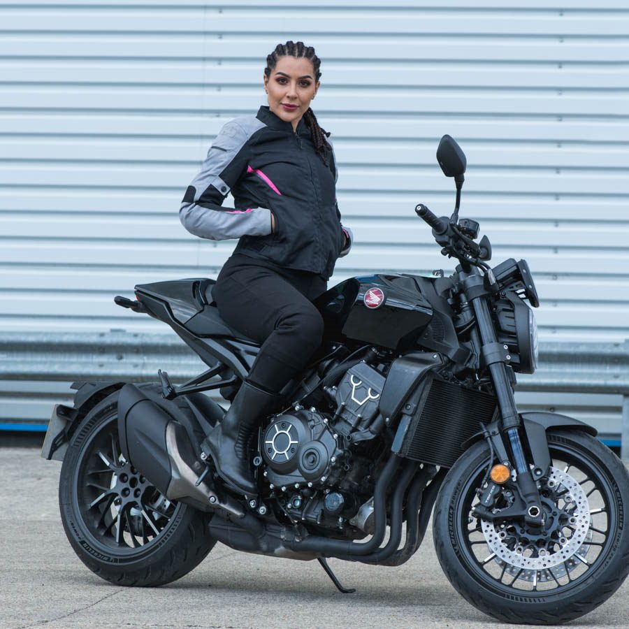 Oxford Iota 1.0 Air Ladies Motorcycle Jacket Lifestyle 5