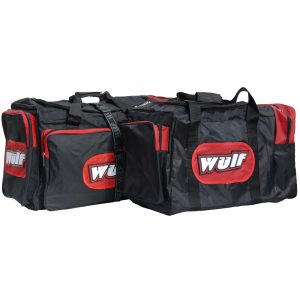 Wulfsport Red Motorcycle Kit Bag Wulfsport Kit Bag Black Red