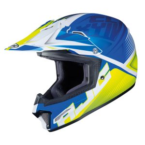 HJC CL-XY II Ellusion Kids Motorcycle Helmet – Blue HJC CL-XY II Ellusion Blue Motocross Helmet 1
