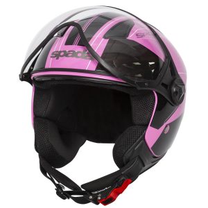 Spada Hellion Twist Motorcycle Helmet – Pink Spada Hellion Twist Pink Motorcycle Helmet 3