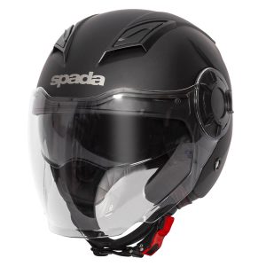 Spada Lycan Plain Motorcycle Helmet – Matt Black Spada Lycan Plain Matt Black Motorbike Helmet 3