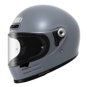 Shoei Glamster Plain Motorcycle Helmet Basalt Grey 1