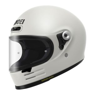 Shoei Glamster Plain Motorcycle Helmet Off White 1