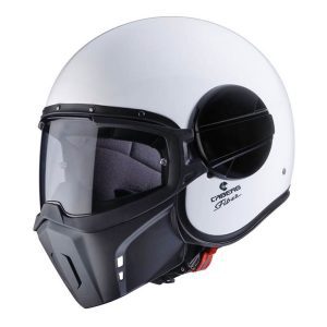 Caberg Ghost Plain Motorcycle Helmet White 1
