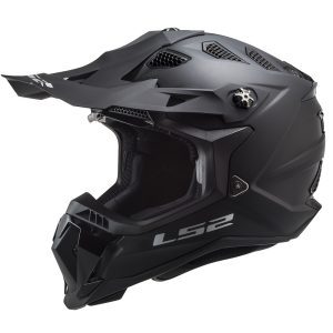 LS2 MX700 Subverter Evo Plain Motorcycle Helmet Noir 1
