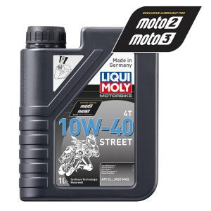 Liqui Moly 4 Stroke 10W-40 Semi Synthetic Street Oil 1L LQM1521 1