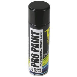 Pro Paint Gloss Motorcycle Black Professional Paint Pro Paint 500ml Black Gloss Professional Paint 500ml (PCNPPPGB)
