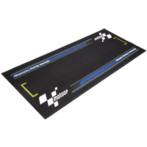 MotoGP Series 4 Motorcycle Garage Mat Black Blue MGPMAT23 1