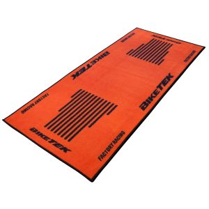 BikeTek Series 3 Orange Motorcycle Garage Mat GRGMAT44 1