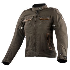 LS2 Bullet Ladies Motorcycle Jacket Brown 1
