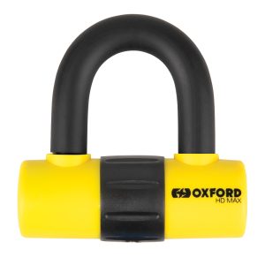 Oxford HD Max Motorcycle Disc Lock Yellow LK311 1
