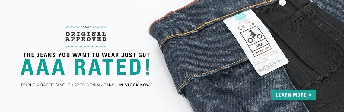 Oxford Original AAA Motorcycle Jeans Web Banner