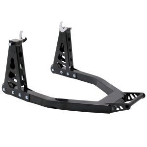 BikeTek Aluminium Box Rear Motorcycle Paddock Stand Black PDSR020 1