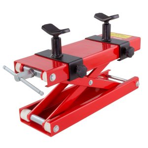 BikeTek Premium Motorcycle Lift Jack Red PDSLIFT05 1