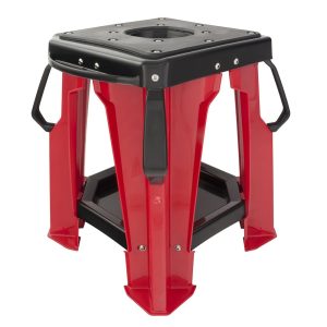 BikeTek Pro MX Ridge Motorcycle Stand Red PDSMX19 1