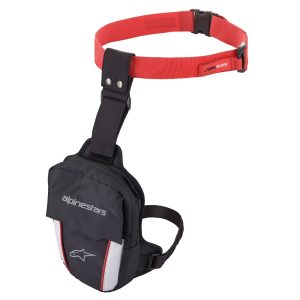 Alpinestars Access Motorcycle Thigh Bag Black Red 1
