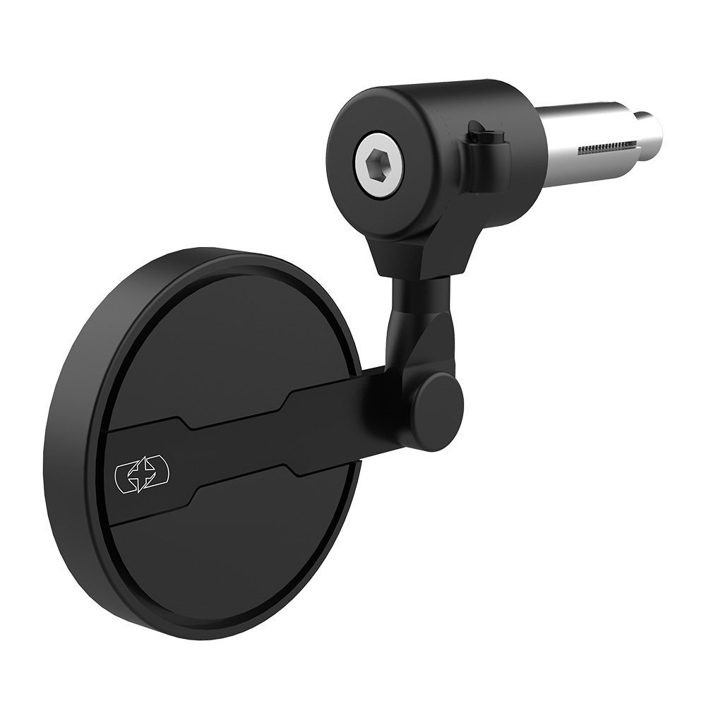 Oxford Cafe Bar End Motorcycle Mirrors Black OX534 1