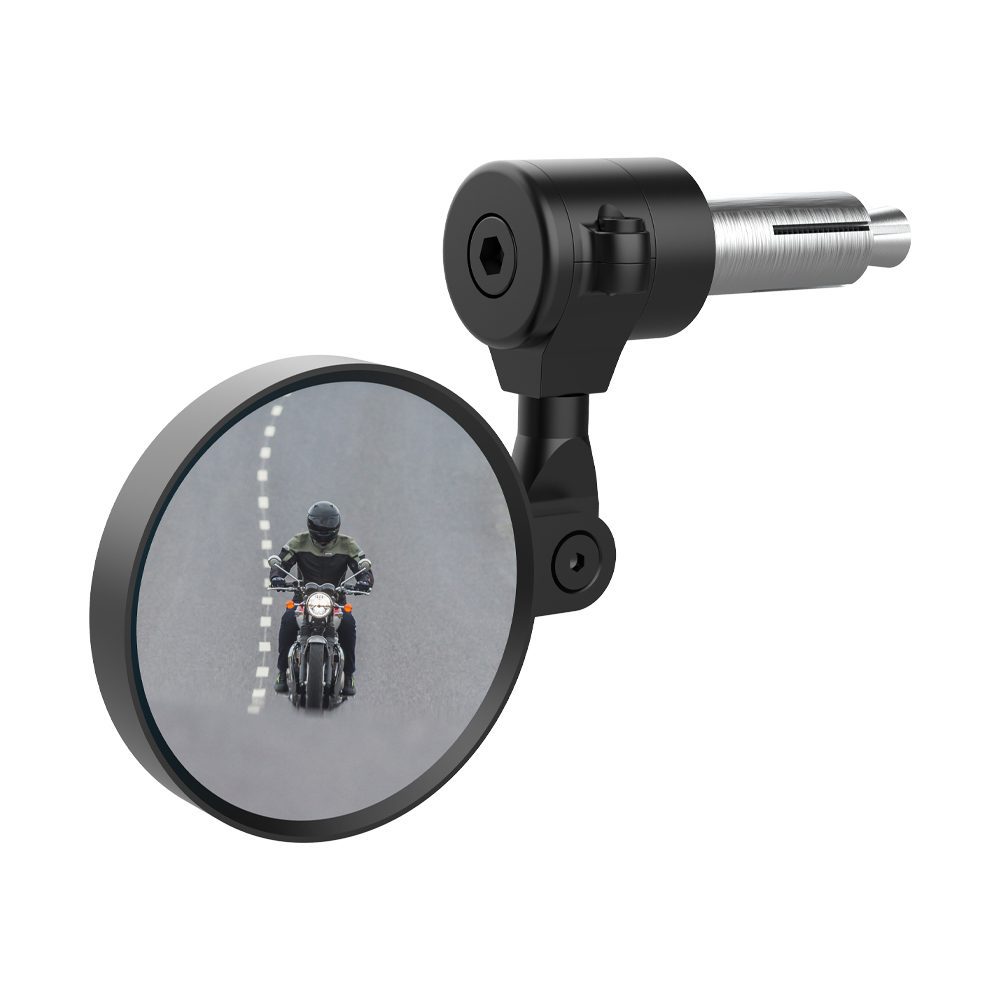 Oxford Cafe Bar End Motorcycle Mirrors Black OX534 3