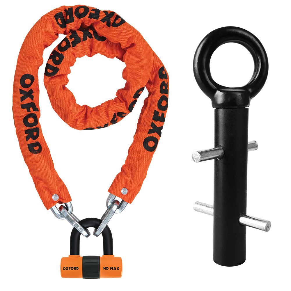 Oxford HD Orange Motorcycle Chain & Oxford Terra Force