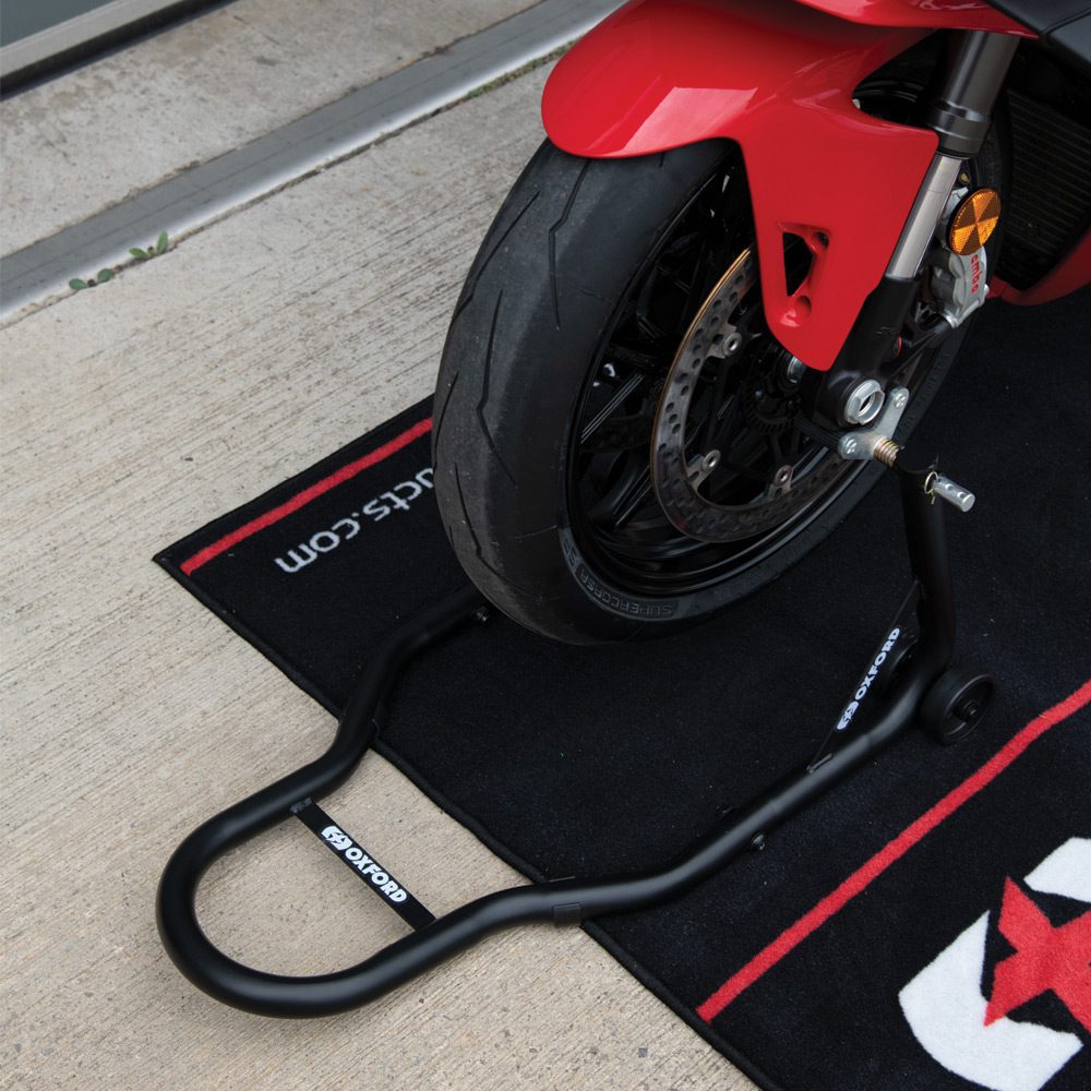 Oxford Racing Motorcycle Workshop Garage Mat OX692 Lifestyle 4