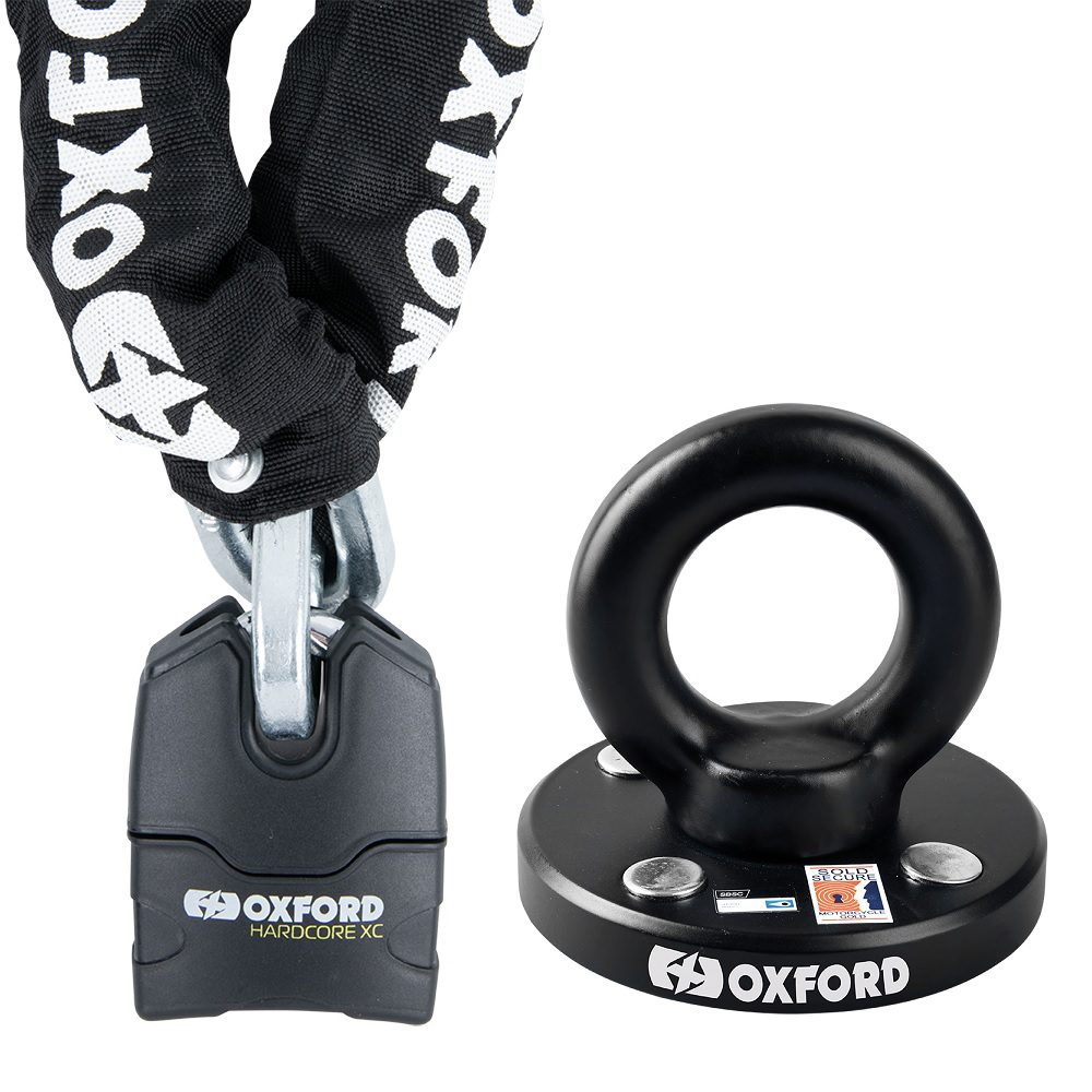 Oxford Hardcore XC13 Motorbike Chain Lock & Rota Force 1
