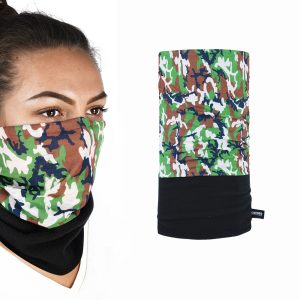 Oxford Snug Camo Green Motorcycle Neck Warmer NW413 1