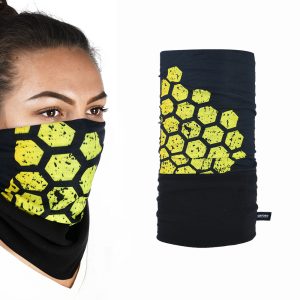 Oxford Snug Hex Yellow Motorcycle Neck Warmer NW416 1