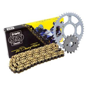 Triple-S Honda CBR 600 RR 07-16 Motorcycle Chain and Sprocket Kit Triple-S Honda CBR 600 RR Chain & Sprocket Kit JTKHCBR6R 1