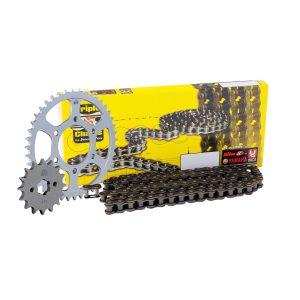 Triple-S Honda CG 125 99-01 Motorcycle Chain and Sprocket Kit Triple-S Honda CG 125 Chain & Sprocket Kit JTKHCG125E 1