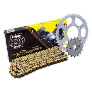 Triple-S Honda NC 750 16 Motorcycle Chain and Sprocket Kit Triple-S Honda NC 750 Chain & Sprocket Kit JTKHNC75B 1