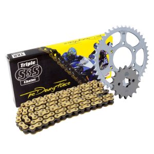 Triple-S Honda XRV 750 Africa Twin Chain & Sprocket Kit JTKHXRV7A 1