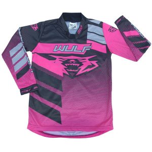 Wulfsport Cub Matrix Motocross Jersey Pink