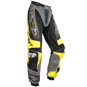 Wulfsport Cub Matrix Motorcycle Trousers – Yellow Wulfsport Matrix Motocross Trousers Yellow