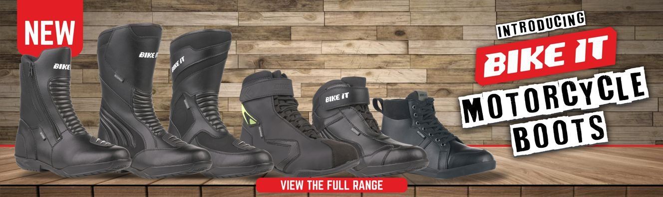 Bike It Motorcycle Boots Web Banner