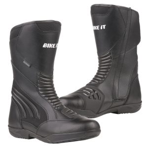 BikeIt Burhou Motorcycle Boots Black 1