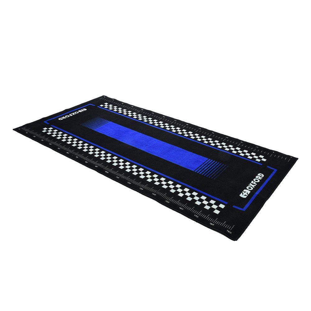 Oxford Dark Blue Pitlane Motorcycle Workshop Garage Mat OX911 1