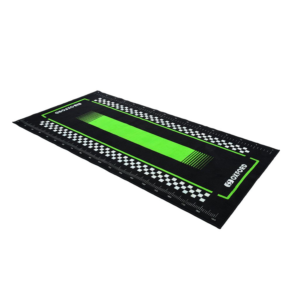 Oxford Green Pitlane Motorcycle Workshop Garage Mat OX913 1